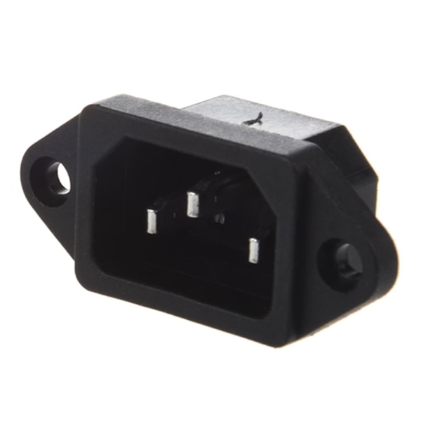IEC 320 C14 -urosähköliitäntä 3-napaiselle PCB-panelille