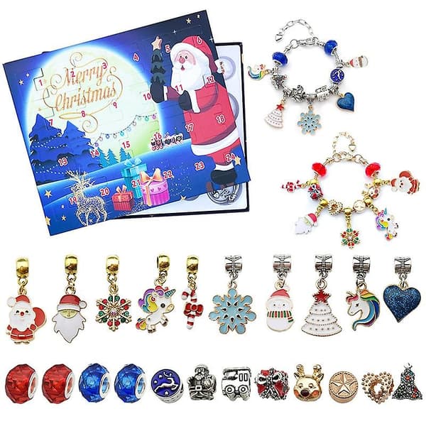 24-dagars Adventskalender Julklockor Överrasknings Blind Box Set Kreativ Presentask