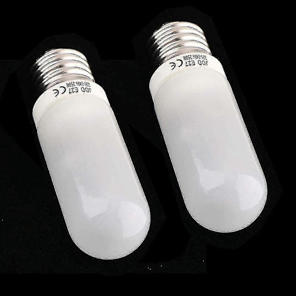 2-pack 250W 220-240V E27 (standard Edison-skruv) frostad halogenlampa