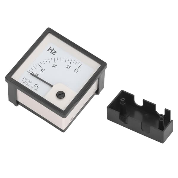 AC Frequency Meter 45 to 55Hz 1.5 Class Accuracy 72x72mm Panel Frequency Tester AC380V