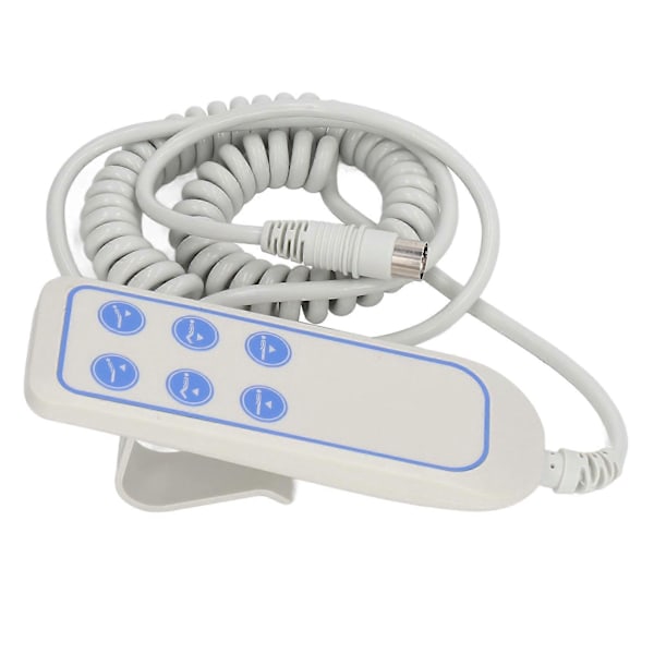 Lyftbäddkontroller Elektrisk PVC IP66 Slitstark Lyftstols Handkontroll för Sjukhus (8 Pin)