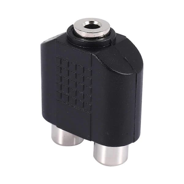 3,5 mm hona till dubbel hona phono adapter kontakt