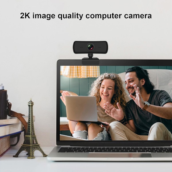 Flexibel Datorkamera HD Stabil Utgång Inbyggd Mikrofon Datorwebbkamera för Onlinekurs
