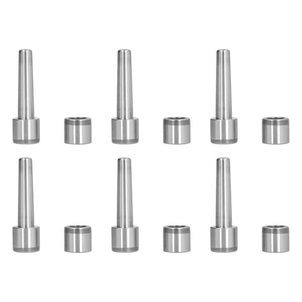 6 Sets Guide Pin Bushing Metal Aids Precise Positioning Mold Accessories 20x12x18x50
