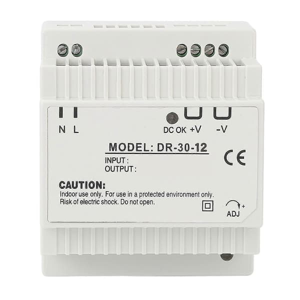 30W Transformator DIN-skena Switch Strömförsörjning för Industriell Säkerhetsövervakning 100‑240V