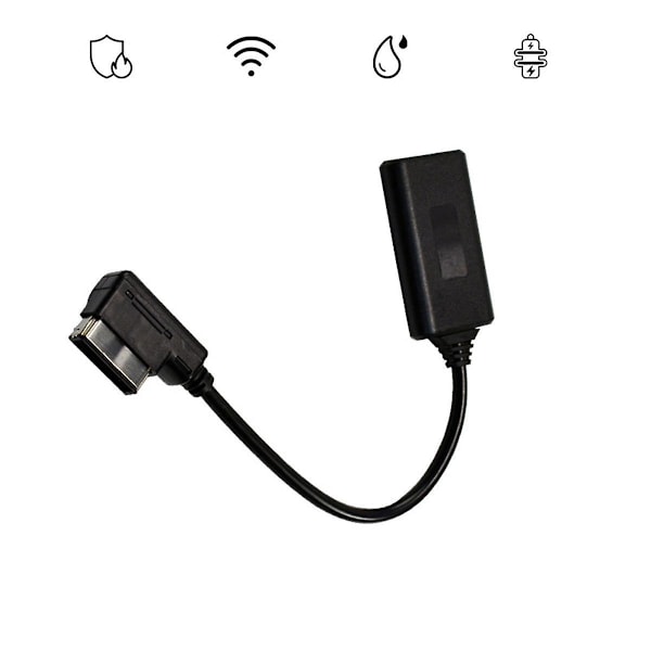 MMI Trådløs Aux Bluetooth 5.0 Adapterkabel Lyd Musik Afspiller til A3 A4 B8 B6 Q5 A5 A7 R7 S5 A6L