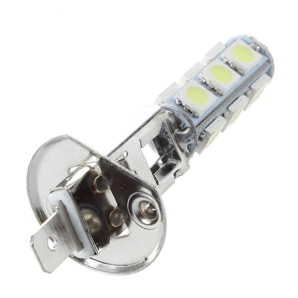 2 st Auto Ljusstrålkastare H1 Vit 13 Smd 5050 Led