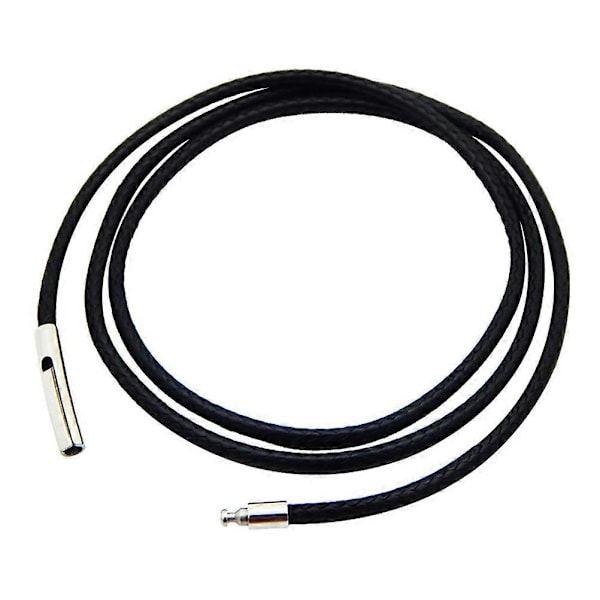 Smykke Halskæde DIY Vedhæng Lanyard DIY Smykke Tilbehør Læder Halskæde Snøre Voksbehandlet Læder Halskæde Voks Snøre Halskæde
