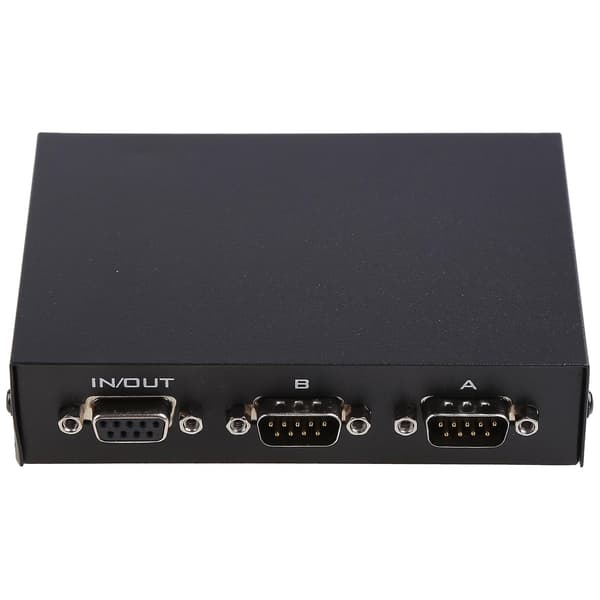 PC-skrivare DB9 Pin Seriell RS232 2 in 1 ut 2-vägs A B Manuell Dataväljare