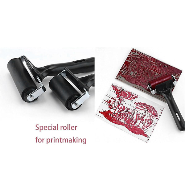 10 cm Rulle for Kantbånd, Maling, Gulv, Liming, Limtape, Tapepressing og Nivå