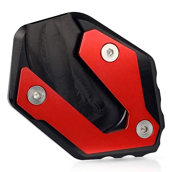 Motorcycle Kickstand Side Stand Foot Extension Pad for MT-09 FZ-09 2014-2020(Red)