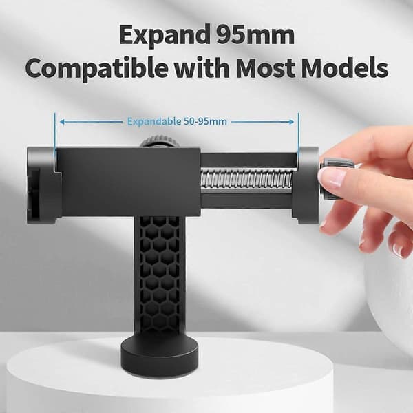2025 Seneste Model AM-A 2PAK Stativ Mobiltelefonholder Monteringsadapter, 1/4\"