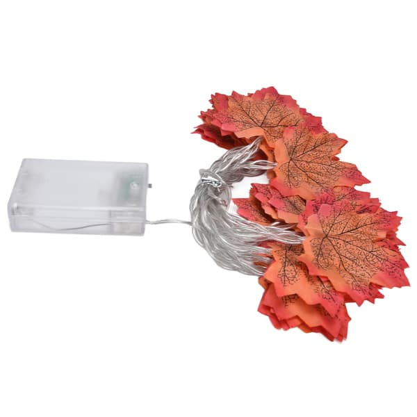 Maple Leaf String LED Autumn Lighting Thanksgiving Decorations 3m Warm Light