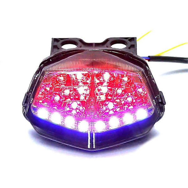 Ny Integreret LED Baglygte Bremse Blinklys Lampe til NINJA 250R 2008-2012
