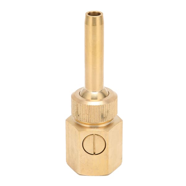 Fountain Nozzle with Internal Thread, Adjustable Brass Water Jet Head with Valve for Pond 3/4 25mm