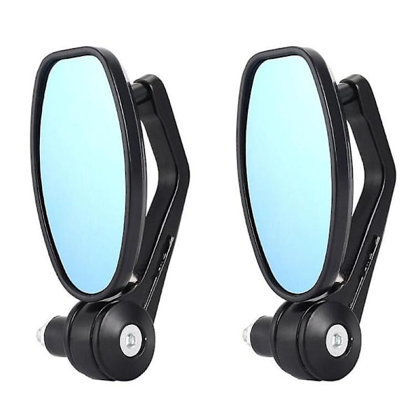 22mm Motorcykel Styrstangspejle til Motorcykel Sort