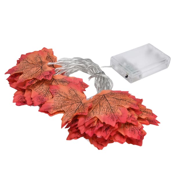 Maple Leaf String LED Autumn Lighting Thanksgiving Decorations 3m Warm Light