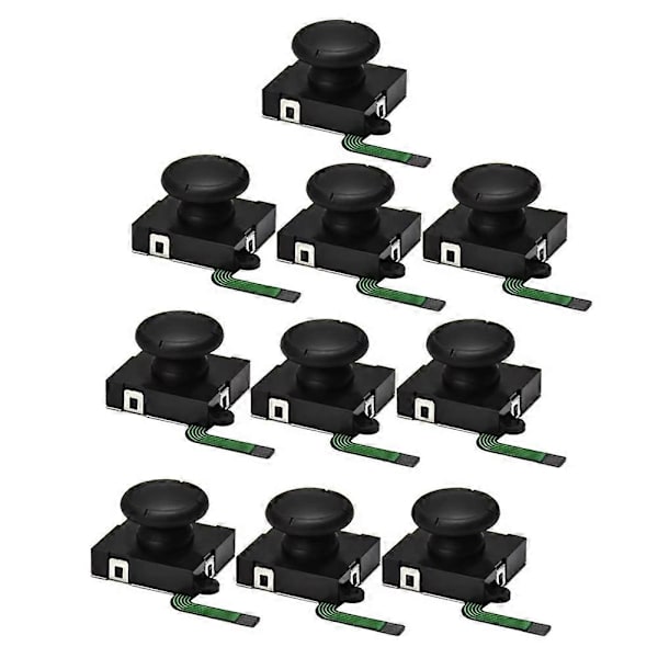 10 stk. joystick, 3D analog joystick tommelfingerpinde, joystick controller