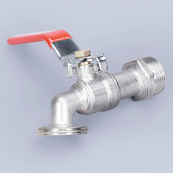 1000l Tankhane med Havevandslangehane Adapter, S60x6 Ibc Haneforbindelse