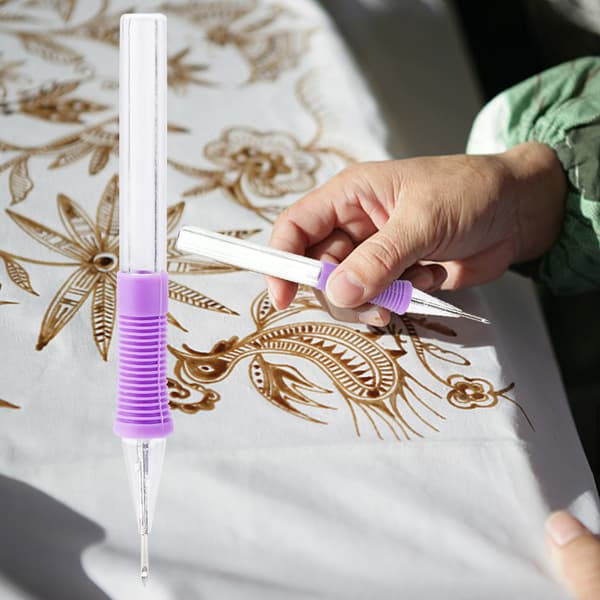 Embroidery Stitch Pen DIY Sewing Punch Needle Tool Hand Sewing Needles Kit Accessories
