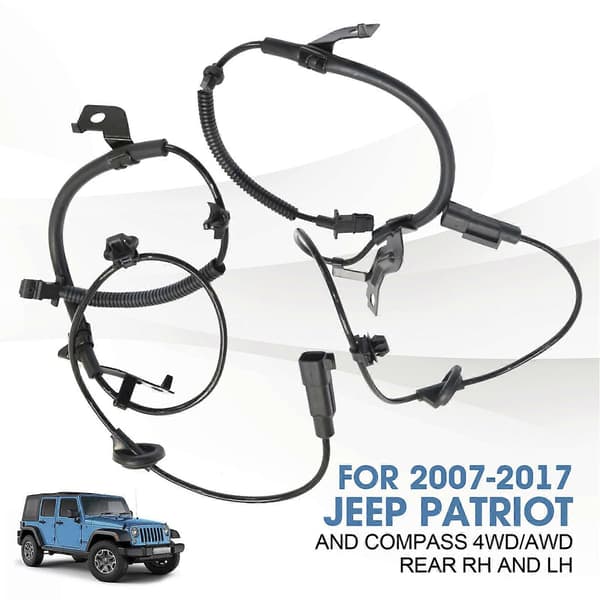 2 stk. Bageste RH & LH Hastighedssensor Til 2007-2017 Jeep Patriot og Compass 4WD/AWD