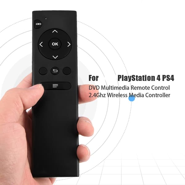 Sony PS4 DVD Multimedia Fjernkontroll - 2.4Ghz Trådløs Media Controller