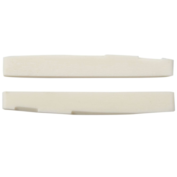 6-strängad akustisk benbrogitarr slitsad sadel gitarrdelar (2-pack)