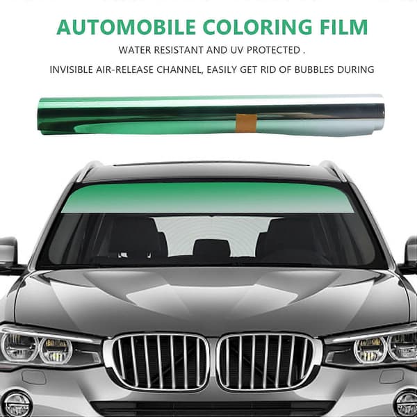 Biltoningsfilm Top Frontrude Folie Solbeskyttelse Gradient 20X150cm