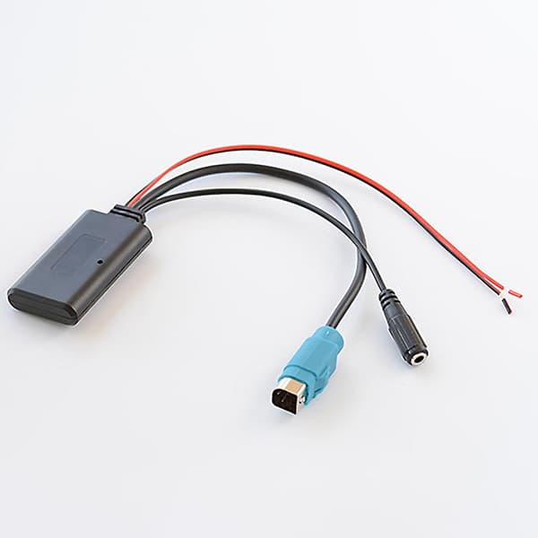 Bilradio -237B AUX-ingångsersättning 3,5 mm ljud MP3 Bluetooth 5.0 mikrofonadapter för
