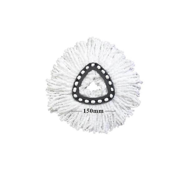 För O- Vridbar Triangulär Mopp Mikrofiber Rengöringsmopp Duk Ersättningstillbehör
