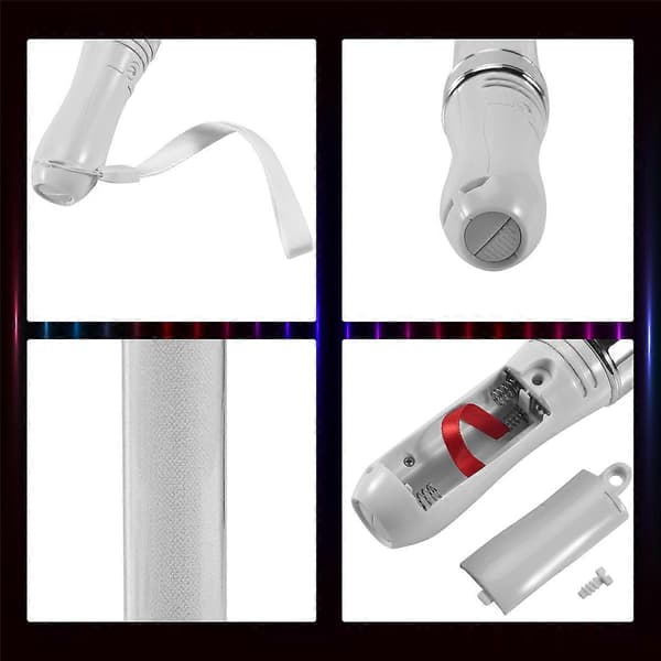 2 stk. LED lysstave, 15 farver, lysstave, lysstave, koncertrekvisitter