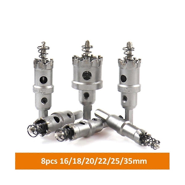 16-35 mm Alloy Hole Saw Set Reaming Bit sopii ruostumattoman teräksen, rautalevyn ja metallin työstöön poraustyökalulla
