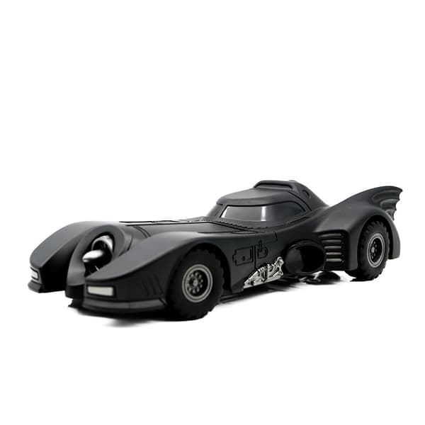 Fjernstyret Batmobile racerbil med firevejs styring (uden batteri)