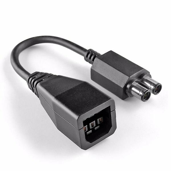 2-ports strömförsörjningskonverterare AC-adapterkabel kompatibel med Xbox 360 till Xbox 360 Slim Jikaix