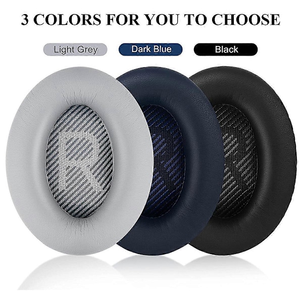 Vaihtokuulokkeiden korvatyynyt Quiet Comfort 35 (QC35) ja 35 II (QC35 II) -kuulokkeille (musta)