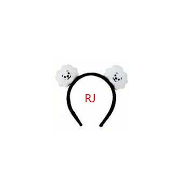 Cartoon Hair Hoop Cute 3d Bts Plush Head Wrap Hair Accessories Gift For Kids