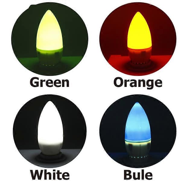 E14 LED farve stearinlys pære, farve stearinlys lys