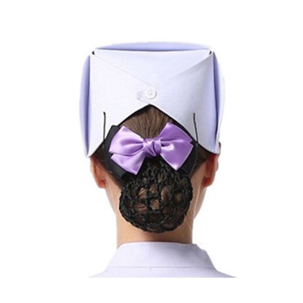 Sairaanhoitajan Hattu Pääpanta Sairaanhoitajan Lakki Puku Sairaanhoitokoulun Seremoniaan, Pinning-Seremoniaan (Valkoinen)
