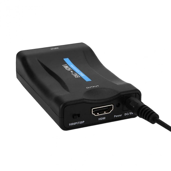 BNC til HDMI Konverter 1080p Video Display Adapter Overvågningsmonitor + USB Kabel Ny