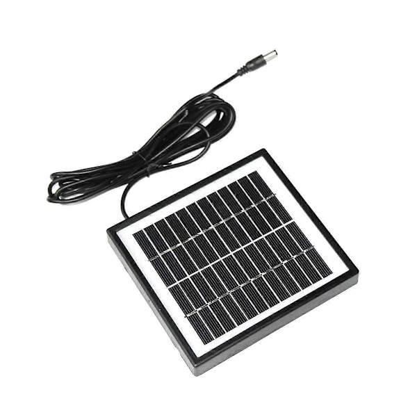 12V 2W Solpanel Solcellehavelyspanel DIY Dele DC Port Solpanel Batterimodul til Batteri