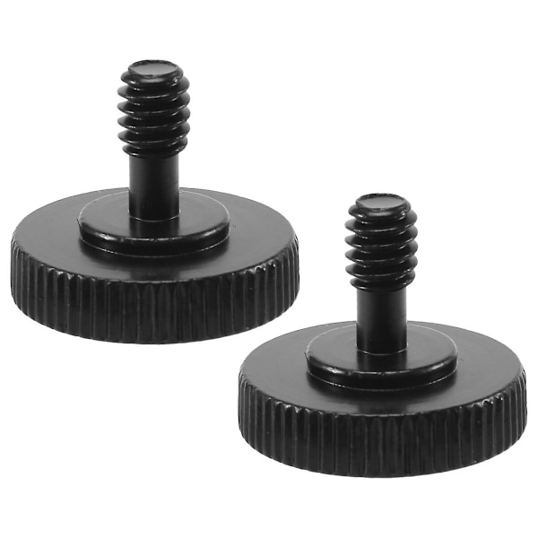Tumskruv Snabbkoppling för Kamera 1/4\" Tumskruv L Fäste Skruvfäste Adapter Botten 1/4\"-20 Hontråd (2-pack)