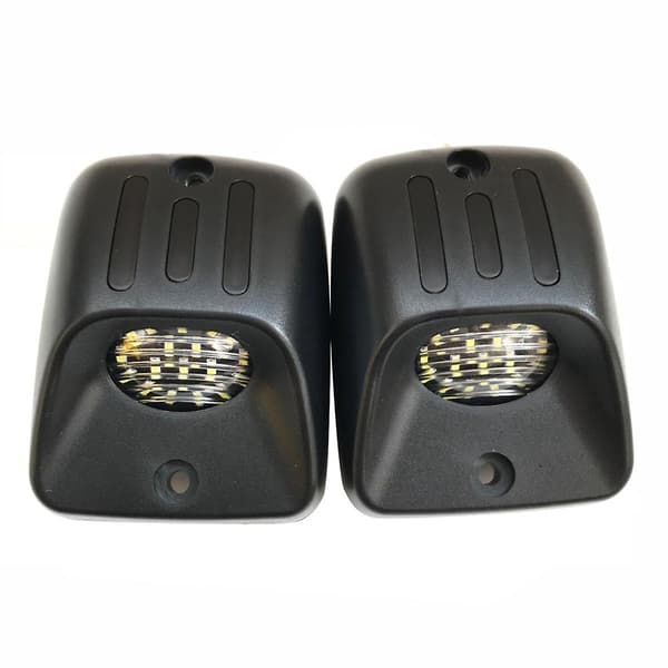 Røde og hvite LED-lys for bilskilt, montering for 1995-2004