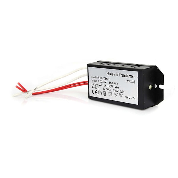 220V til 12V Elektronisk Transformer Spændingskonverter Smart Strømforsyning Driver (160W)