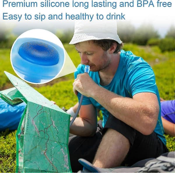4 stk. Bite Hydration Pack Bite Valve Erstatning, Silikon BPA-fri Bite Valve