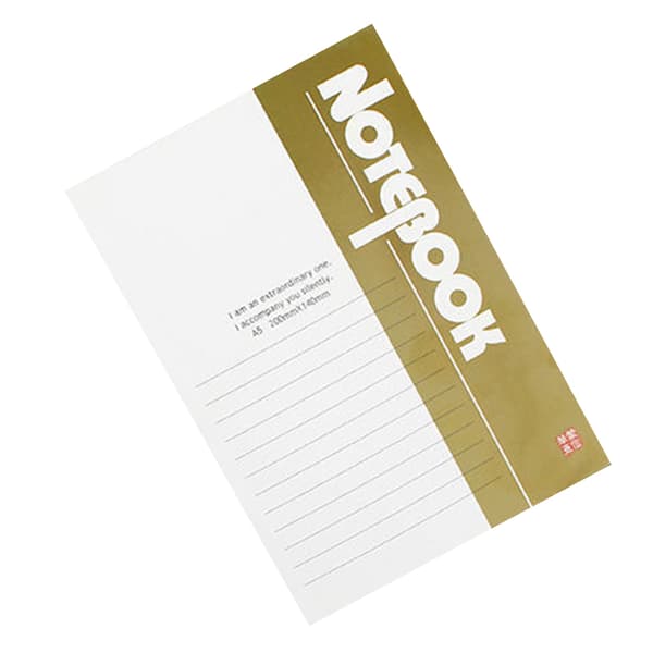 A5 Notebook Minimalist Design Smooth Writing Durable Binding Versatile Lined Paper Journal for Office School A5 Small 86 Pages
