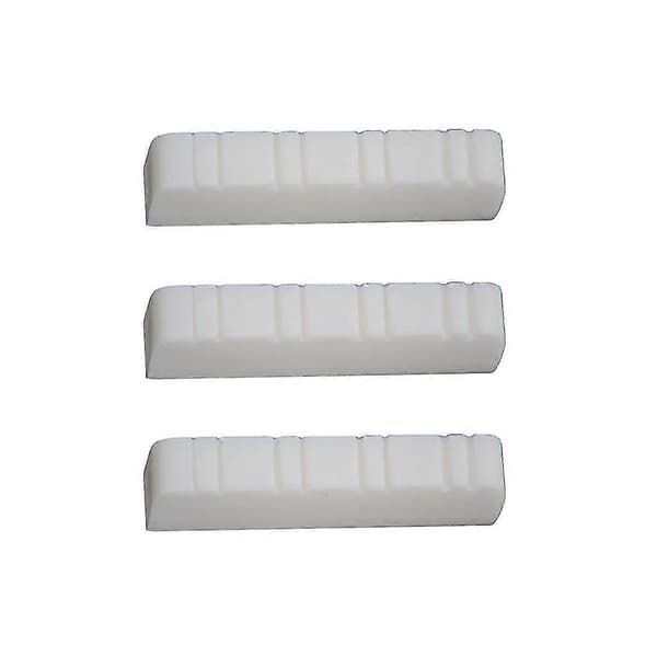 3 Stykker Bein Mandolin Oversadel For Diy Mandolin Erstatning 28x5x7mm