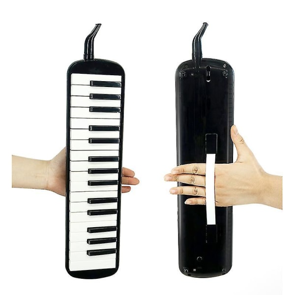 Melodica 32 tangenter med bärväska munstycken luftpiano tangentbord musikinstrument set för musik barn vuxna nybörjare presenter