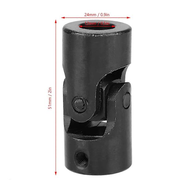 Universal Led, Akslenkobling Motorforbindelse, Metal DIY Styringsuniversalled med Skruer til Forbindelse af Modelbiler, Modelskibe, Robotter 12x24x5