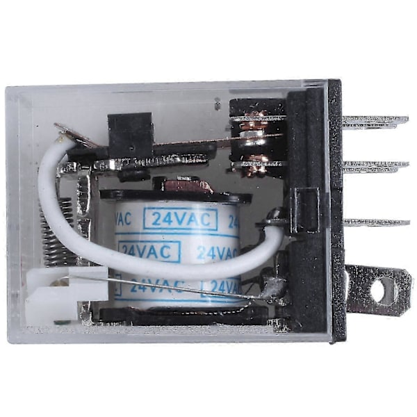 JQX-13F LY2 AC 24V Spol 8-polig DPDT Röd LED Elektromagnetisk Relä
