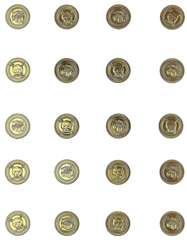 30 Guldmønt kranie